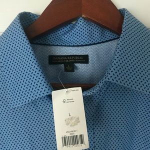 Banana Republic non iron tailored slim fit shirt L